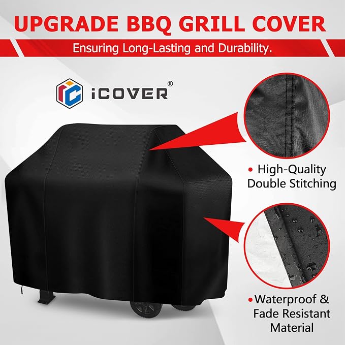 iCOVER Grill Cover, 58 inch BBQ Grill Cover - Image 4