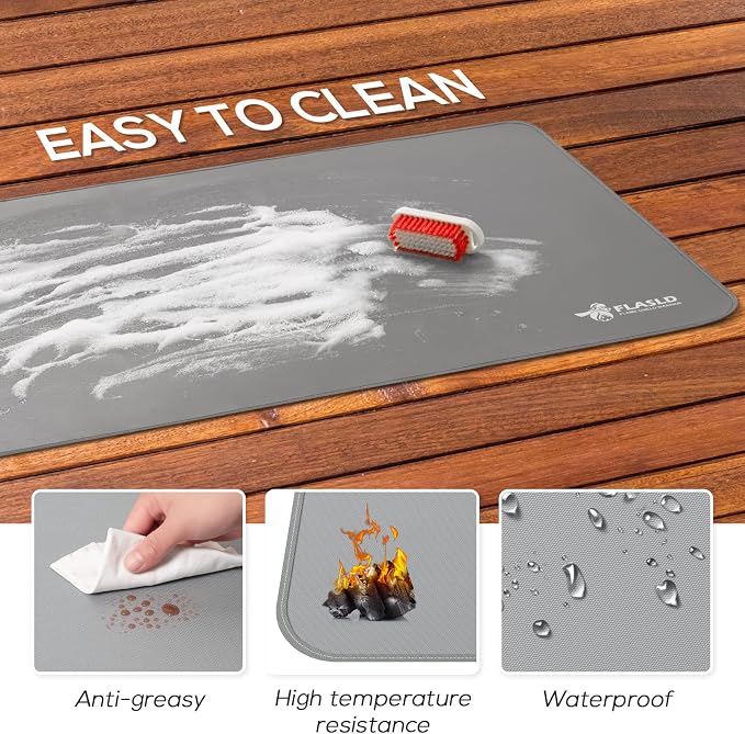 FLASLD Multi-Purpose Fireproof 24 X 42 inches Floor Mat - Image 4