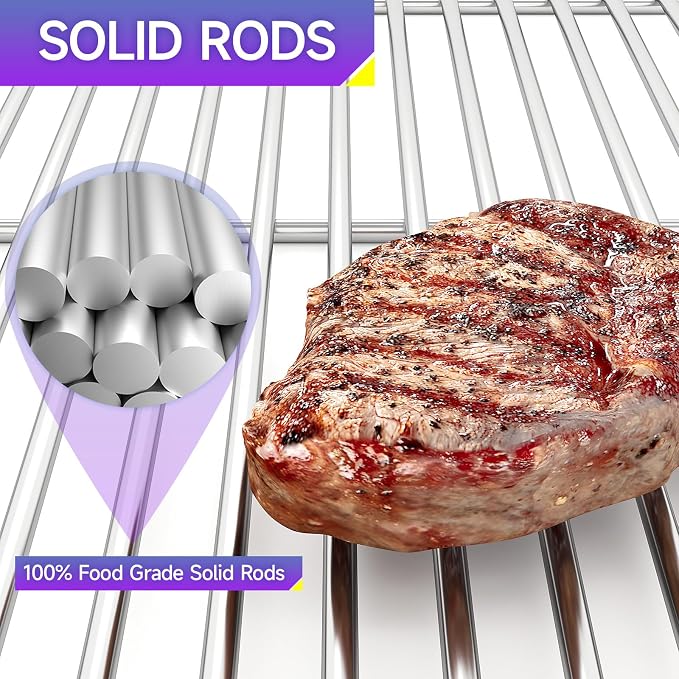 17.5 inch Stainless Steel Grill Cooking Grates Replacement Parts - Image 3