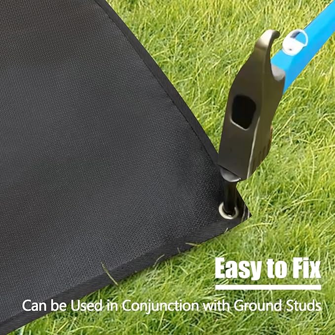 Grill Floor Mat 80 x 48 in Fiberglass, Fireproof and Oilproof