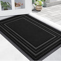 Buganda Front Door Mat Indoor Outdoor Entrance, Non-Slip Natural Rubber Doormats by Buganda