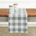 Solino Home Linen Checkered Table Runners 90 Inches Long by SolinoHome