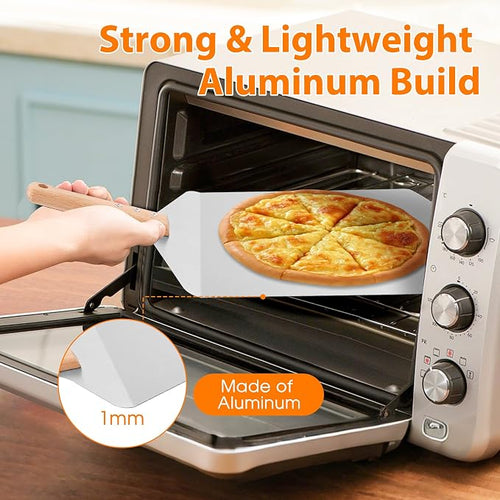 12 inch Pizza Peel for Large Oven, Pizza Spatula - Image 2