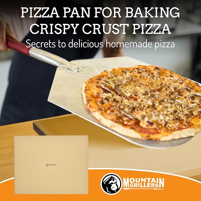 MOUNTAIN GRILLERS Pizza Stone for Oven and Grill BBQ - Image 2