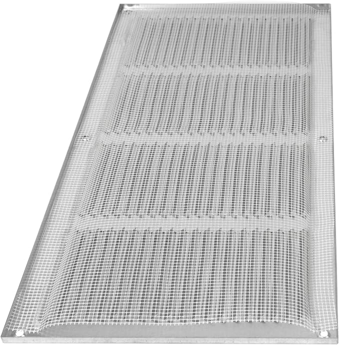 Repa Market Air Vent Cover 16x8 Inch Galvanized Steel Louvered Grill Cover - Image 9