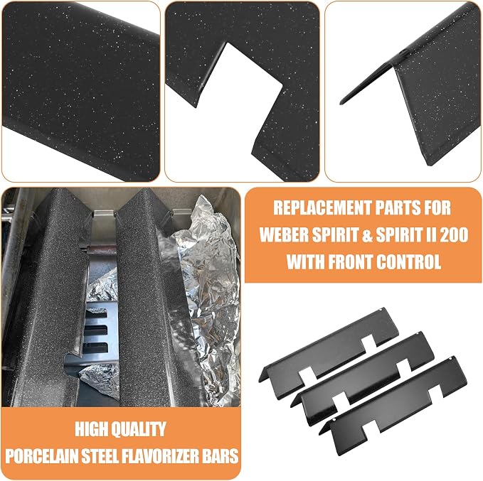 Grill Parts for Weber Spirit/Spirit II Parts Replacement, 7637 Grates 7635 - Image 5