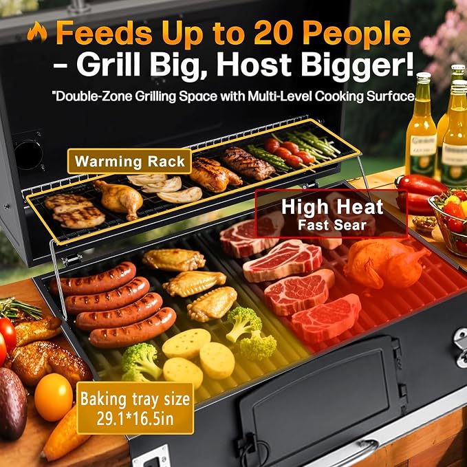 Large Built-in Barbecue Grills, Charcoal BBQ Grills - Image 7