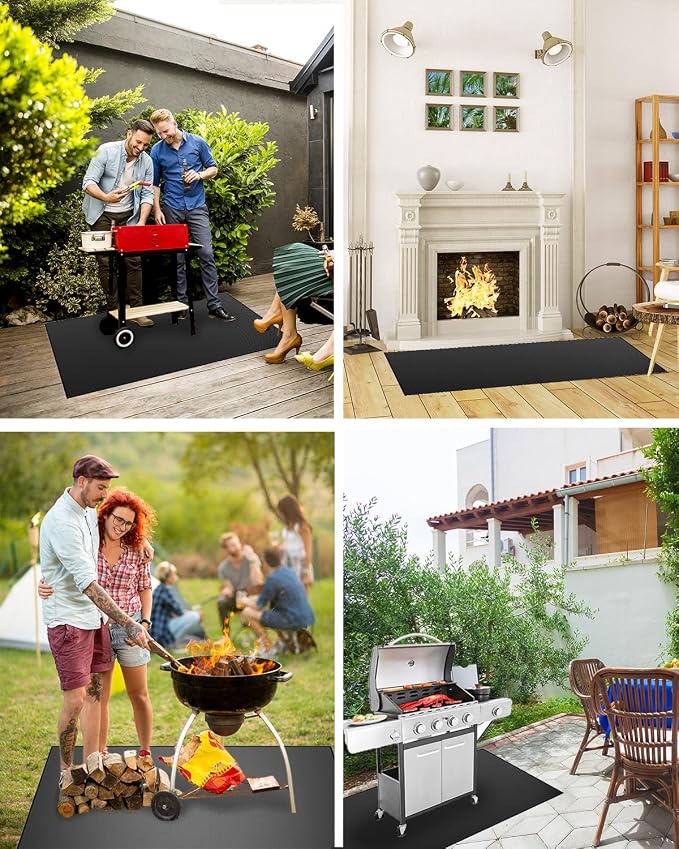 65 x 40 inch Heavy Duty Large Under Grill Mats - Image 7