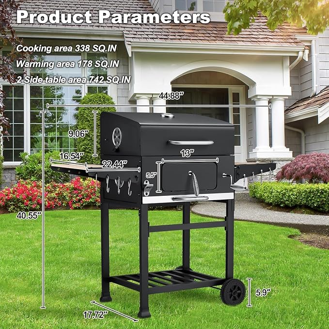 MELLCOM Small Charcoal Grill - Image 2