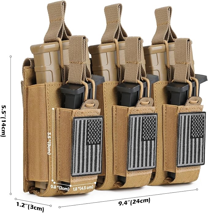 Open-Top Single/Double/Triple Molle Mag Pouch - Image 2