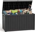 EasyUp 200 Gallon Outdoor Storage Box Waterproof, UV Resistant Resin Deck Box by EASYUP