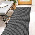 2' x 36' Runner Rugs with Rubber Backing, Indoor Outdoor Utility Carpet Runner by Heyroll