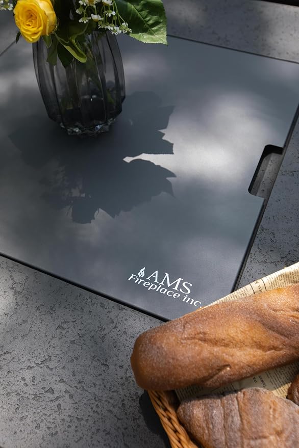 AMS Fireplace | Powder Coated Fire Pit Burner Lid - Image 4