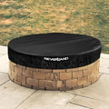 NEVERLAND Round Fire Pit Cover for In-Ground Fire Pits, 61-66 Inch Heavy Duty by Professionalcoversellers