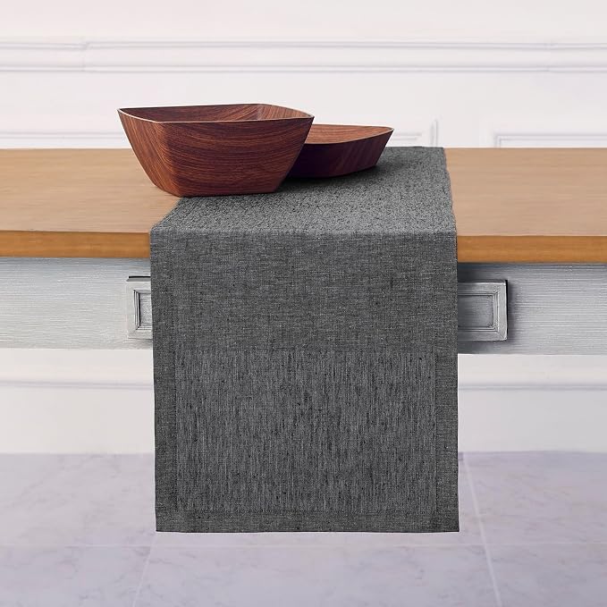 Solino Home Linen Table Runner 72 Inches Long - Image 2