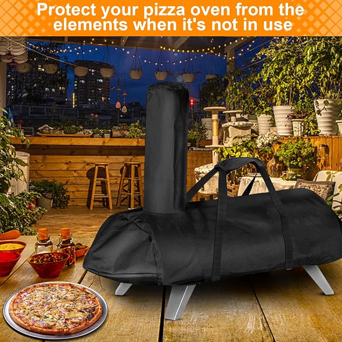 tonhui Pizza Oven Cover for Aidpiza 12'' Wood Pellet Pizza Oven, Outdoor - Image 7