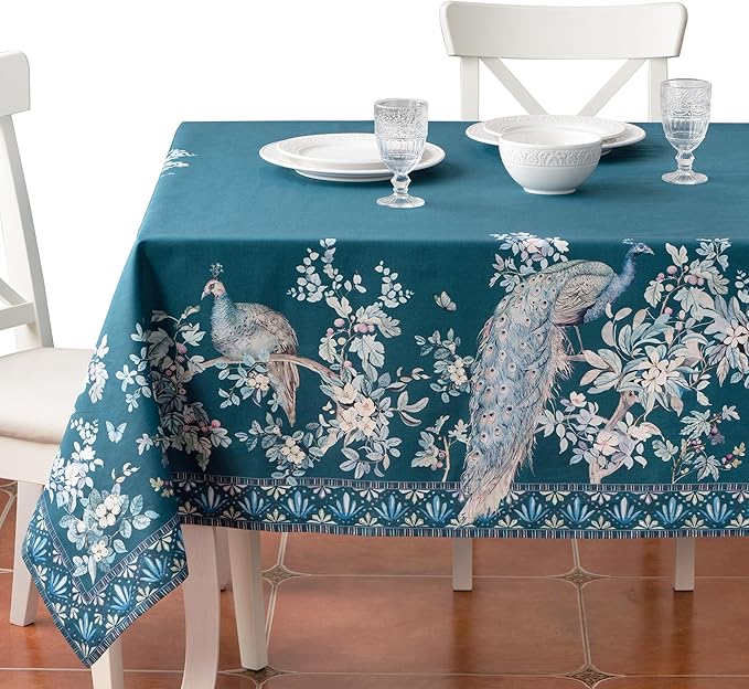 Maison d' Hermine Premium Table Cloth Rectangle Table 100% Combed Cotton 120 x by MaisondHermine