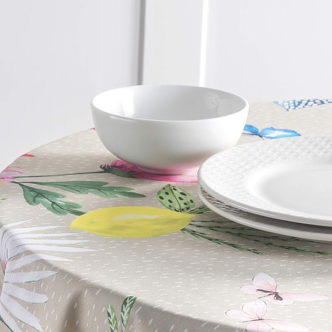 Maison d' Hermine Table Cloth Round Table 100% Cotton 69 Inches Tablecloth - Image 9
