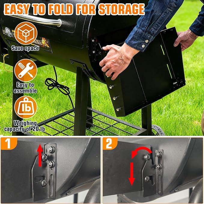 GRISUN Adjustable Grill Side Shelf - Image 4