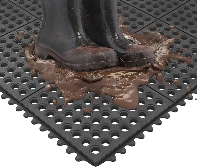 Ottomanson Heavy Duty Rubber Floor Mat – Non-Slip, Waterproof, Restaurants - Image 4