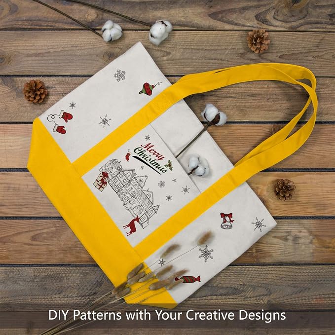 TOPDesign 6-Pack Canvas Tote Bags - Image 3