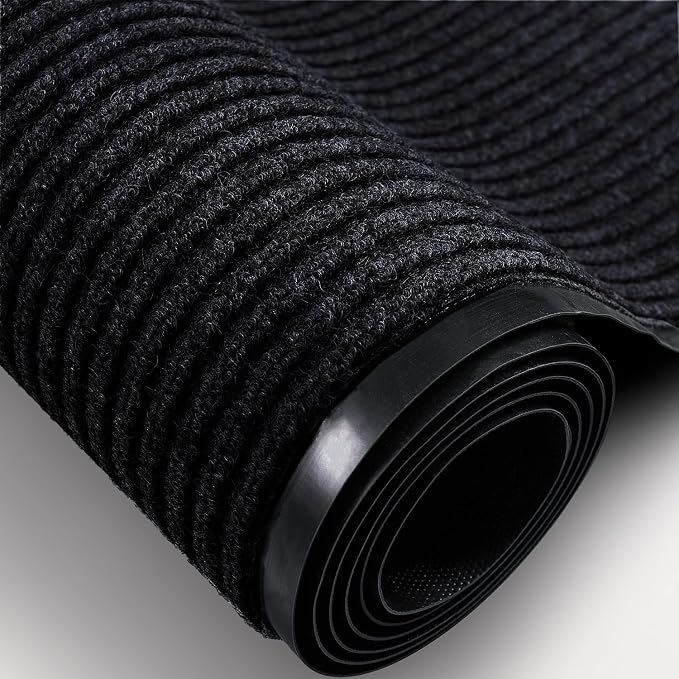 TANYOYO 3' X 6' Commercial Grade Door Floor Mat Brush Step Entrance Mat Vinyl - Image 8