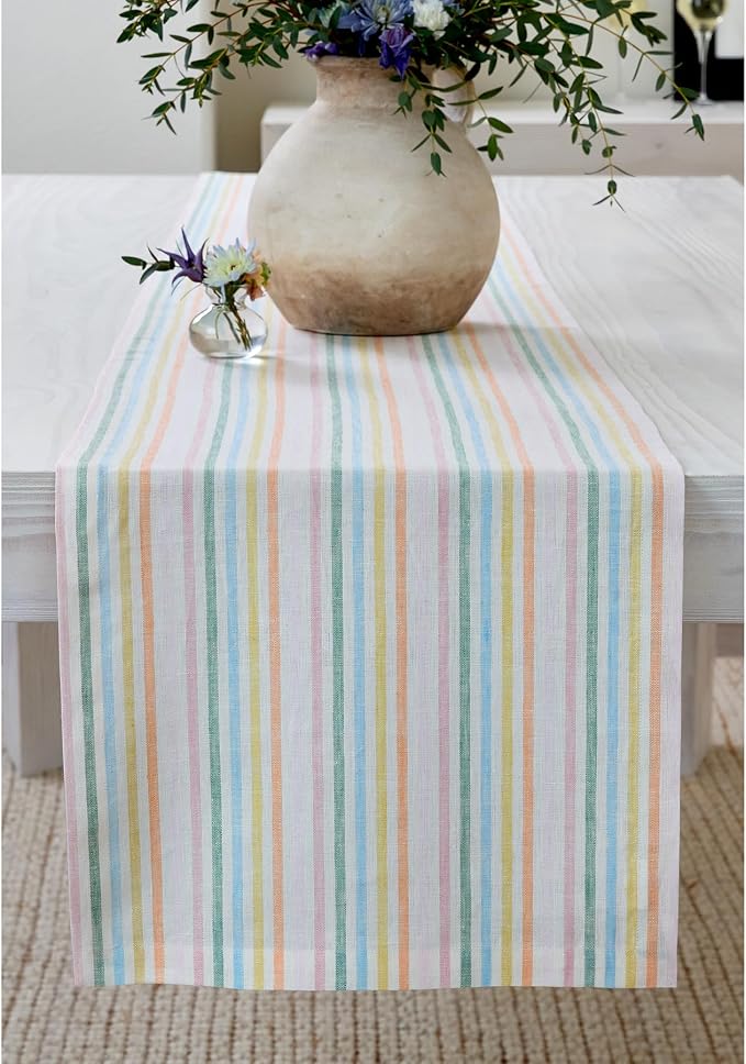 Solino Home Linen Table Runner 156 Inches Long by SolinoHome