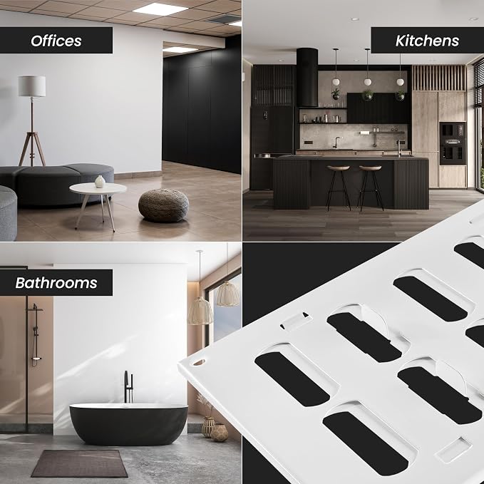 Repa Market 16" x 8" Inch Galvanized Adjustable Air Vent Cover - Image 6