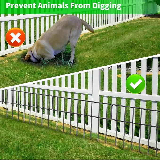 42.5FT Garden Fence Animal Barrier - Image 3
