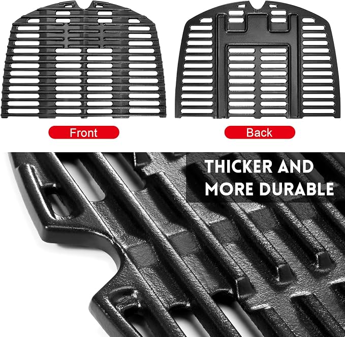GGC 7645 7583 Grill Grates for Weber Q220 Q200 Q2000 Q2400 Q260 Gas Grills - Image 4
