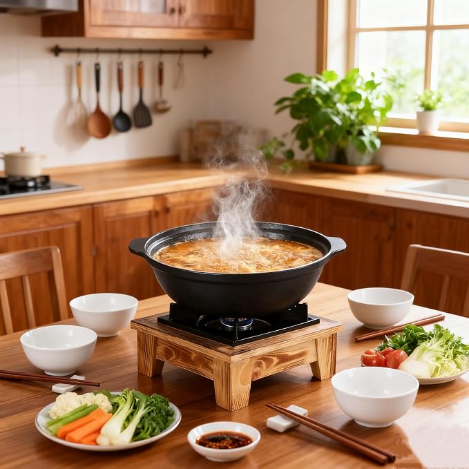 Jerliflyer Alcohol Wood Stove, Japanese Portable Stove Belly Stove - Image 4