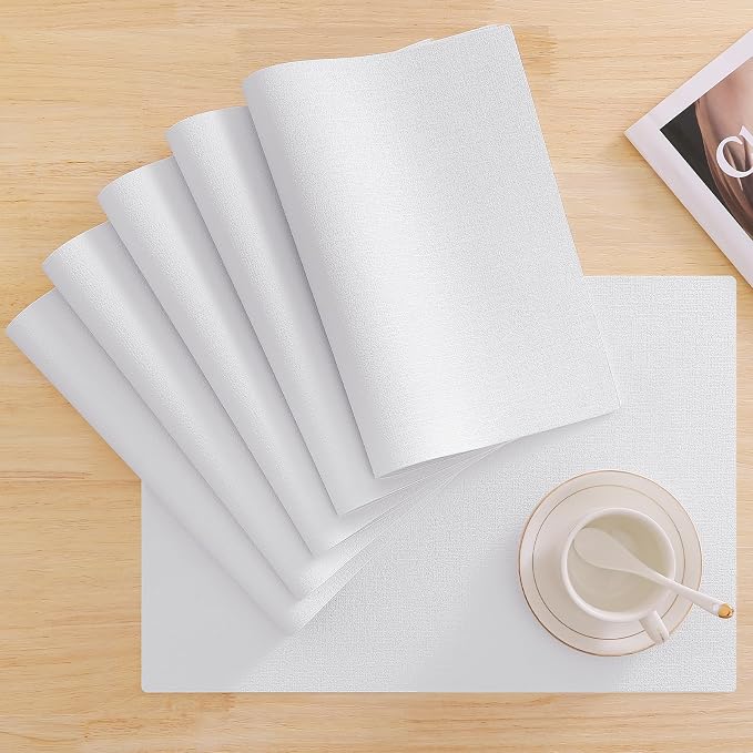 Homaxy Faux Leather Heat Resistant Placemats - Image 9