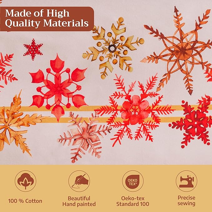 Maison d' Hermine Table Cloth Rectangle Table 100% Cotton 54 x 72 Inches Fall - Image 3