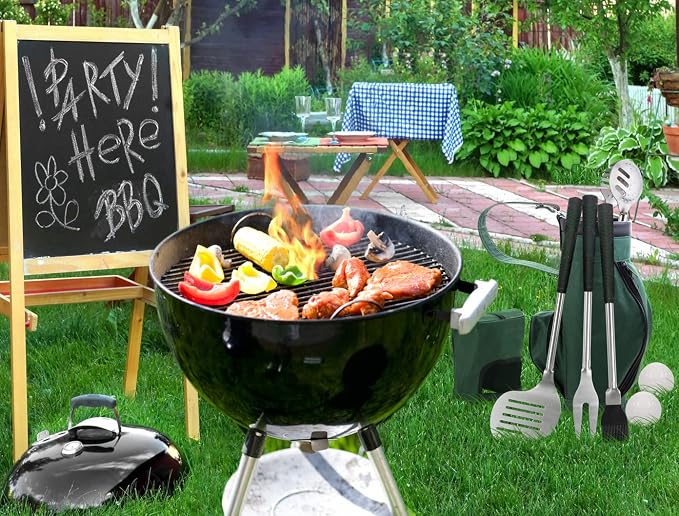 POLIGO 7PCS Golf-Club Style BBQ Tools Set Grilling Tools - Image 9