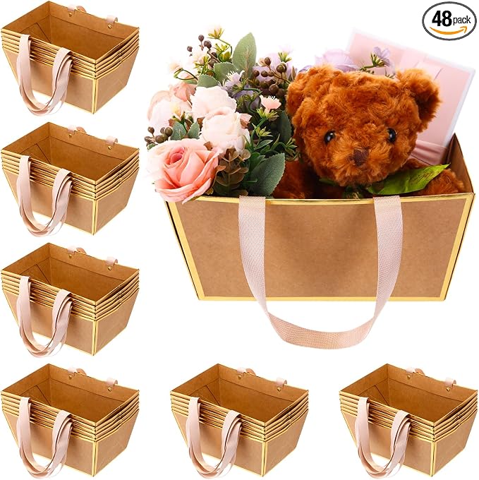 Pinkunn 48 Pcs Basket for Gifts Empty DIY Bulk Party Gift Basket Kit by Pinkunn