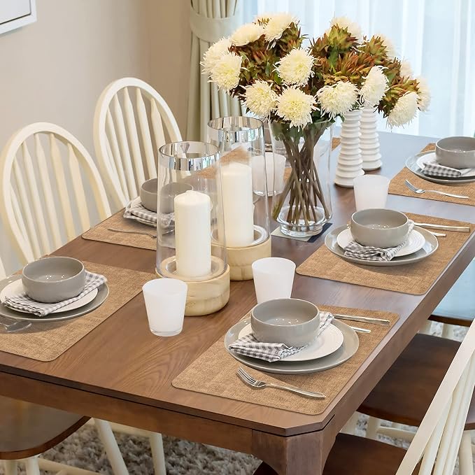 Maxpearl Faux Leather Placemats Set of 4 - Image 8