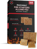 Dextreme Fire Starter Pack of 144/48 Natural Fire Starters Cubes by Dextreme