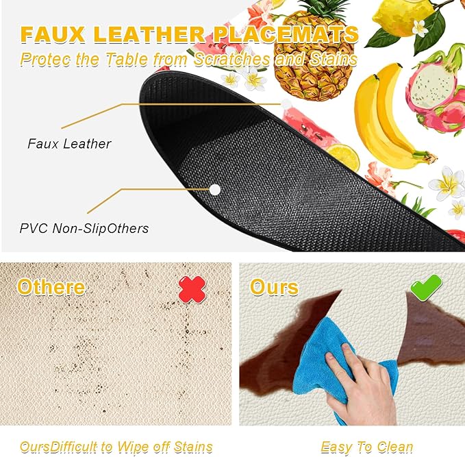 Fruit Placemats Set of 4 - Image 4