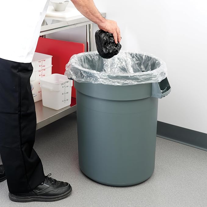 Winco Heavy-Duty Round Waste Container/Trash Can, 20 Gallon - Image 8