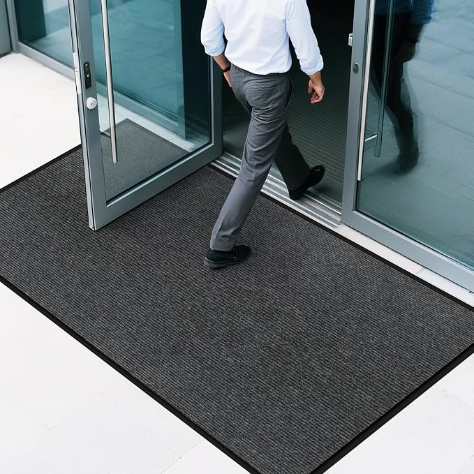3' X 5' Durable Front Door Mat Indoor Outdoor Entrance, Commercial Door Floor by Unknown