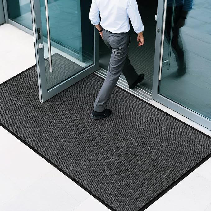 3' X 4' Durable Front Door Mat Indoor Outdoor Entrance, Commercial Door Floor by Unknown