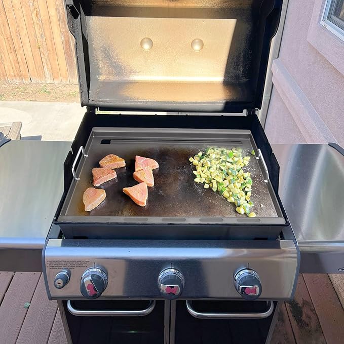 Full Size Griddle Insert for Weber Genesis 300 Grill E-310 E-320 E-330 - Image 6