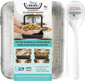 Fancy Panz - Marble Classic Aluminum Foil Pan Carrier - Elevated Food Serving by FancyPanz