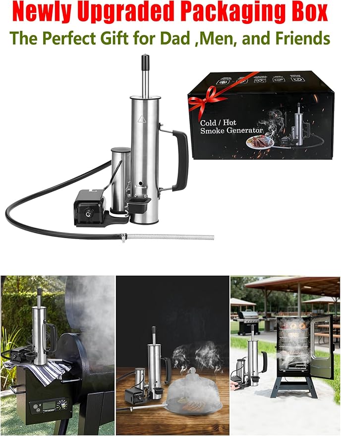 Smoker Tube Smoke Generator, Stainless Steel, USB Powered