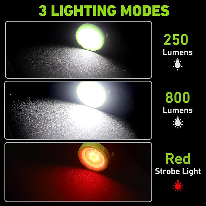 3-Pack Rechargeable LED Work Lights - Image 4