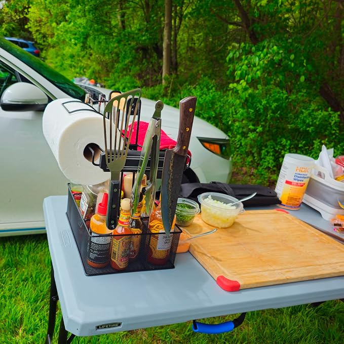 Geesta Grill Caddy for Outdoor Grill, BBQ Picnic Camping Caddy - Image 8