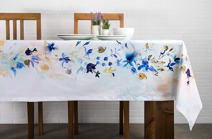 Maison d' Hermine Table Cloth Square Table 100% Cotton 60 x 60 Inches - Image 9