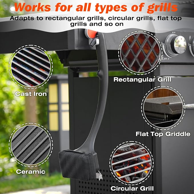 Steam Grill Brush Bristle Free - Image 8
