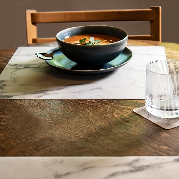 modern-twist 14 x 16 Silicone Placemat, PVC-Free Table Mat, Dishwasher Safe - Image 4