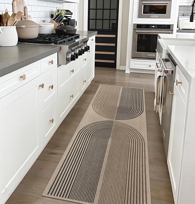Easy Jute Rainbow Runner Rug, 2x6 Washable Rugs Runner - Image 5
